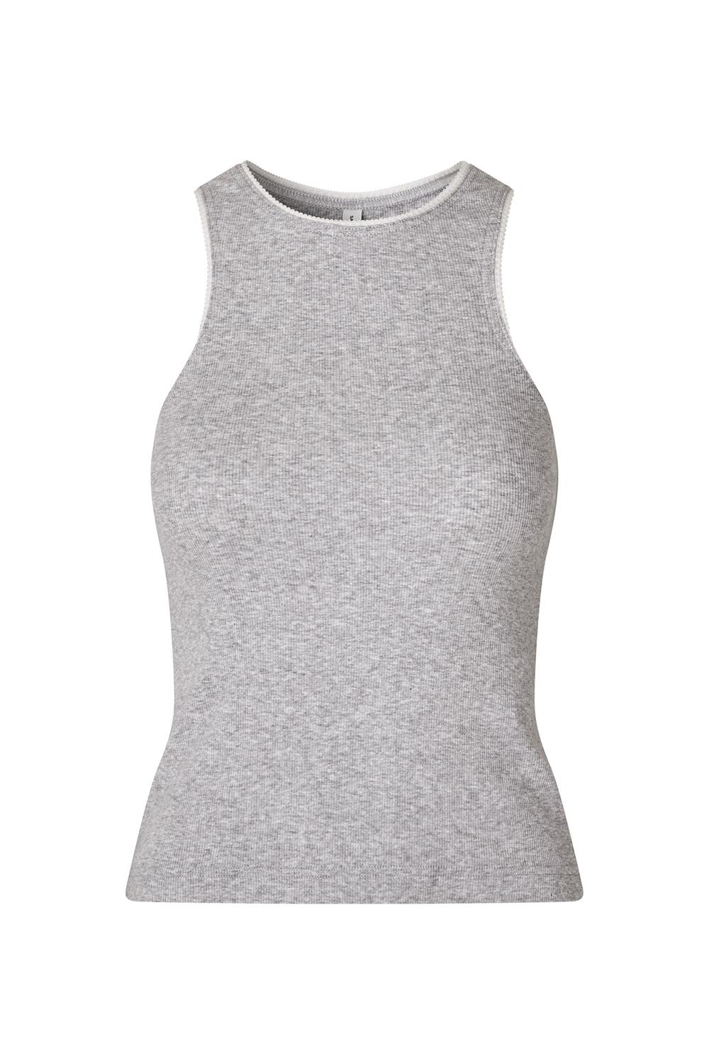 Sajune Tank top - Light Grey Mel.